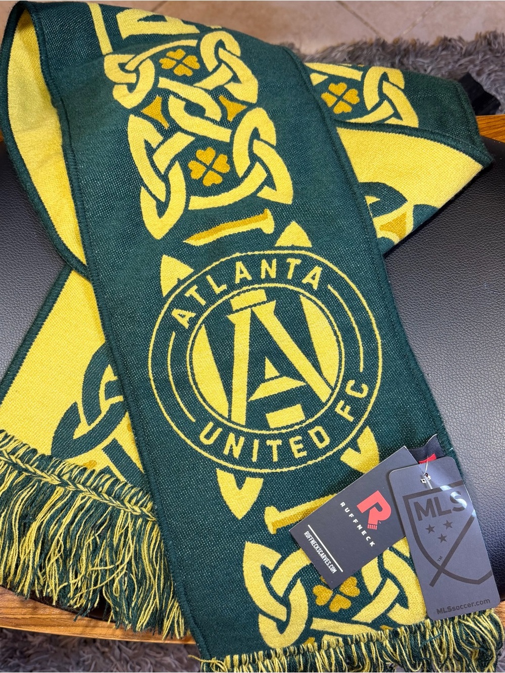 Atlanta United Scarf Soccer MLS St.Patrick’s Day New